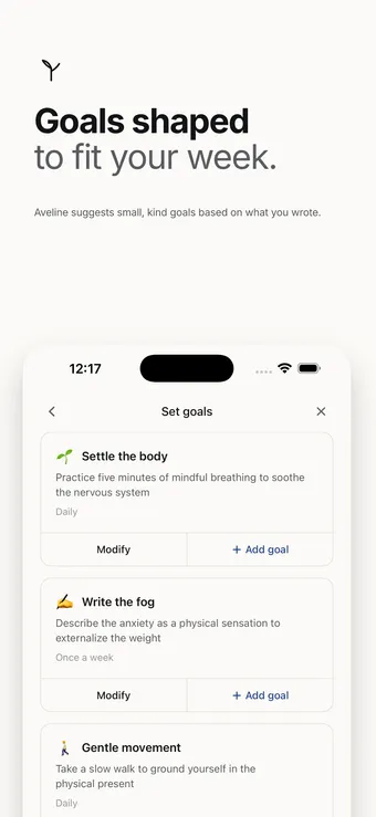 Goals that never nag